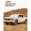 Proadsy 2024 Upgrade Front Windshield Sun Shade Foldable Sunshade Protector Custom Fit 2022 2023 2024 Ford Maverick, Hybrid, XL, XLT, Lariat Truck