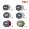 3in/75mm Sanding Discs Wet/Dry 800 1000 1200 1500 2000 3000 Grit High Quality