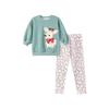 Little Maven Cross-Border Children's Clothing, New Autumn Velvet-Lined Girls' Suit, Cartoon Cute Children's Suit