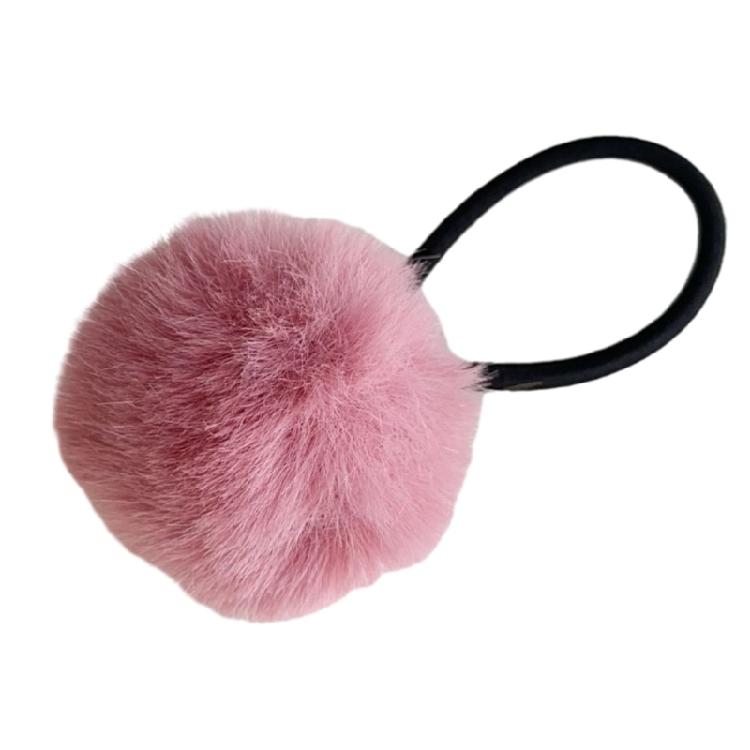 2 шт. Милые резинки для волос для девочек, нескользящие, с помпонами, заколка-скранчи, аксессуары для волос