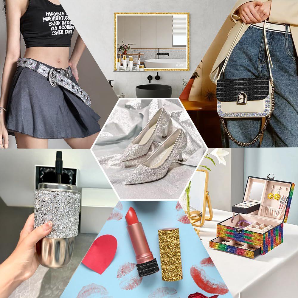 Самоклеящаяся хрустальная стразовая наклейка Алмазная лента Наклейка для DIY Стразы для искусства, ремесел, DIY, для украшения автомобиля, телефона, платья, обуви