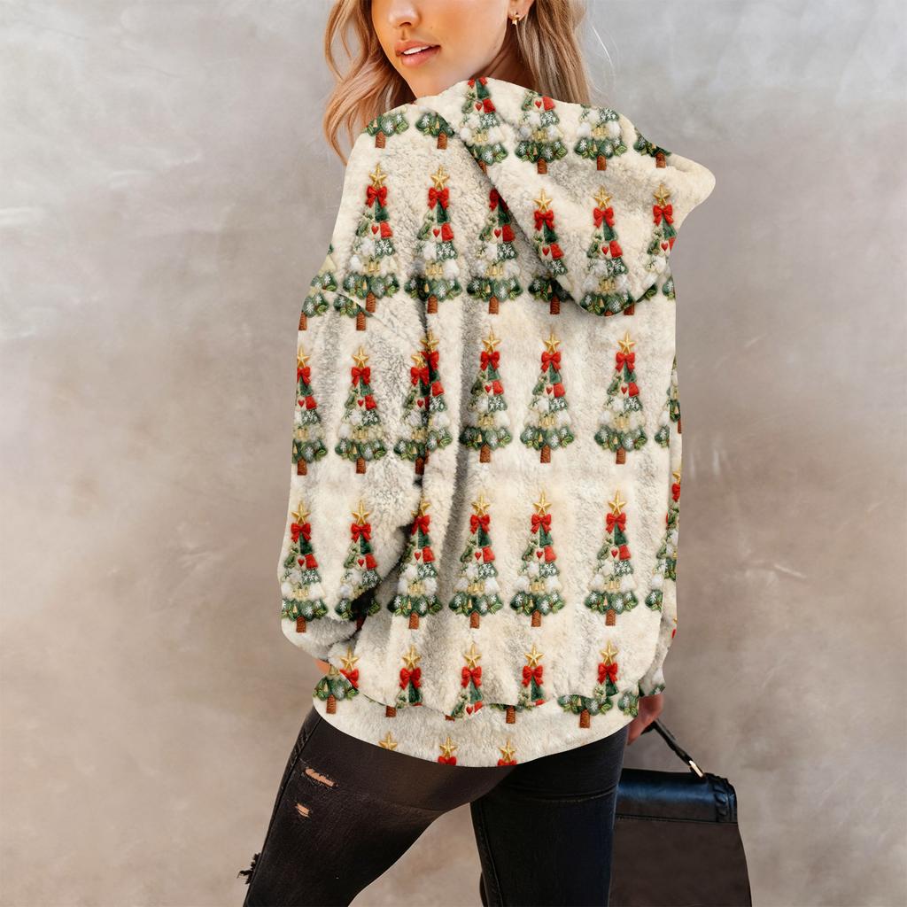 Толстовки для женщин оверсайз зимние плюшевые милые свитшоты пуловер модная осенне-зимняя одежда