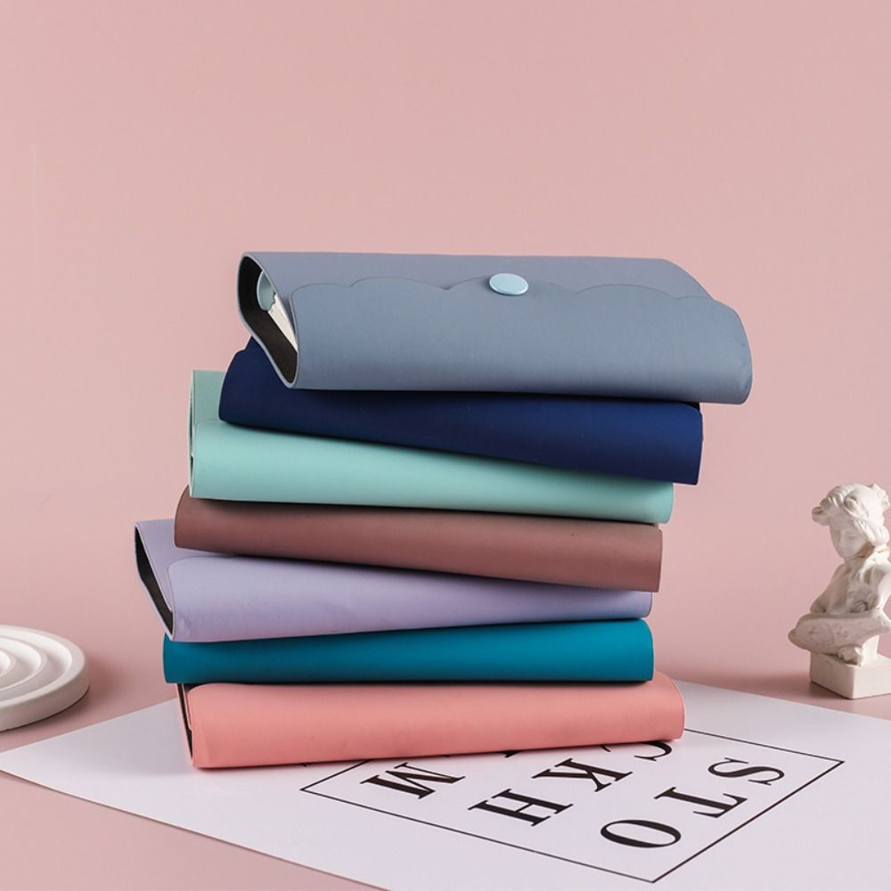 High Appearance Handbook Soft Leather Notebook Candy Color Hand Account  Students Gift