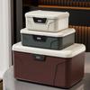 Large Capacity Lockable Storage Bin 9L/16L Medical Lockbox Document Organizer  Important Files