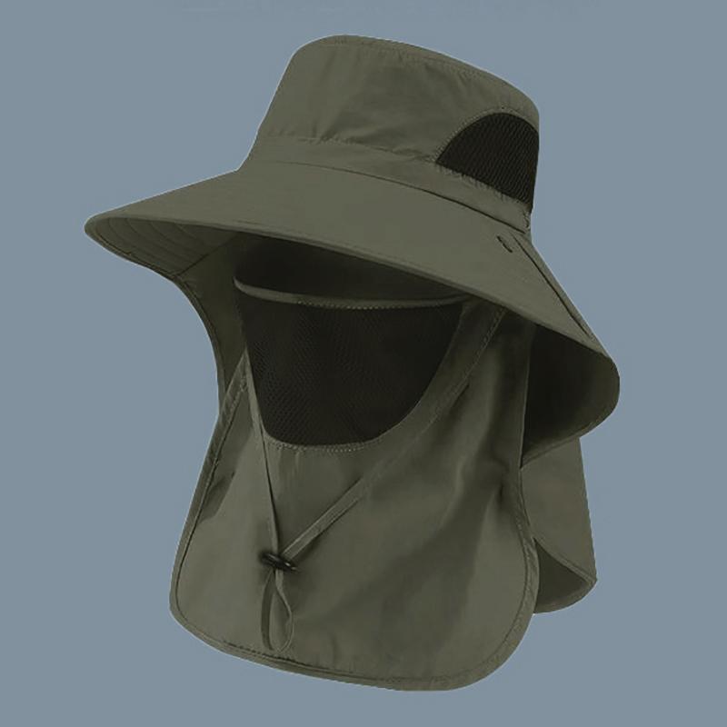 Summer Neck Flap Fisherman Hat Sun Hats UV Protection Outdoor Hunting Fishing Cap For Men Women Hiking Camping Visor Bucket Hat