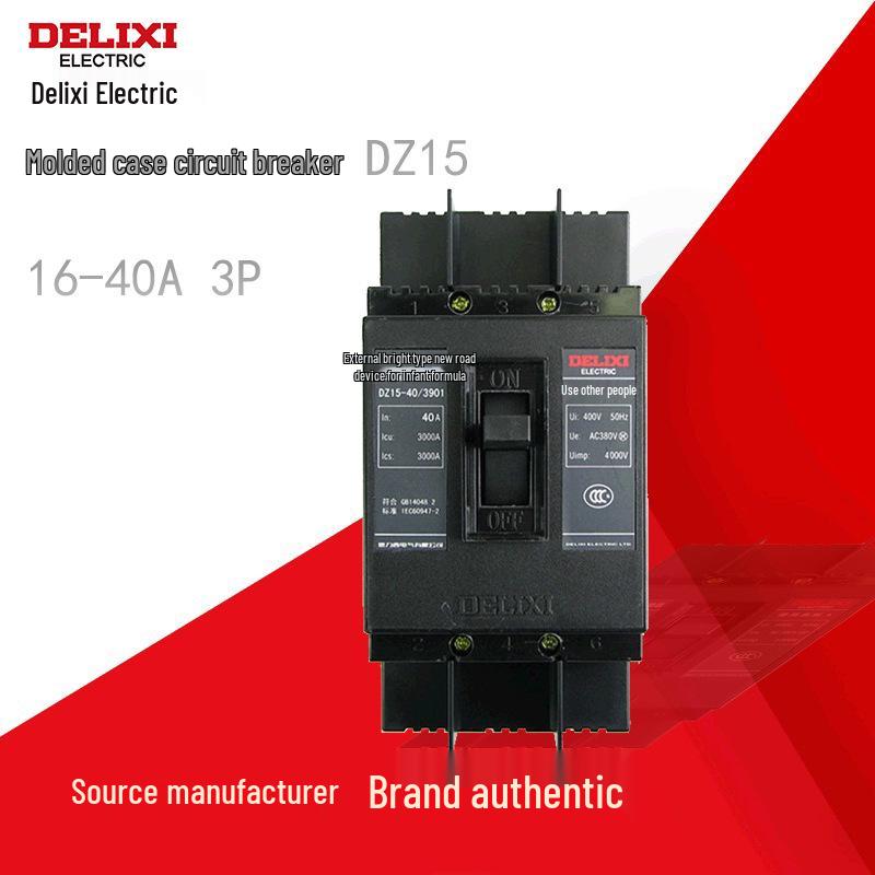 Delixi DZ15-40/3901 40A Plastic Case Mini Circuit Breaker