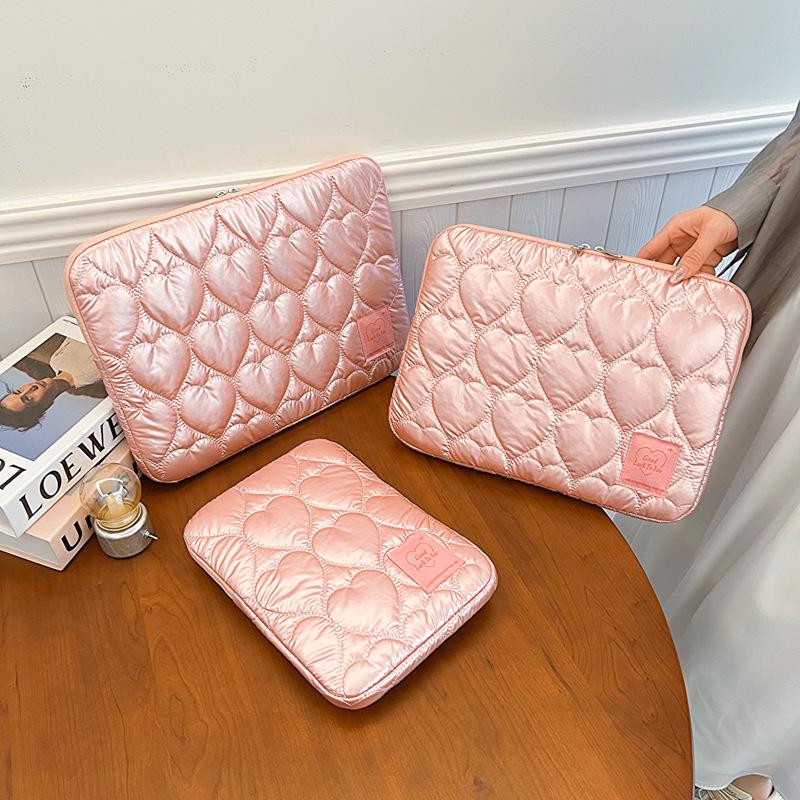 Корейская милая вышивка для 15-дюймового ноутбука и 11-дюймового iPad, многоцветный хлопковый дизайн в виде макарон