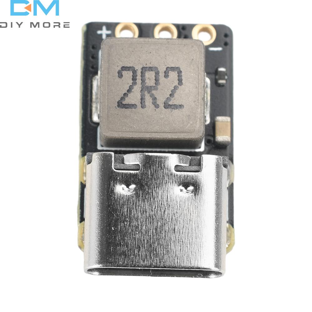 Модуль заряда-разряда Type-C 5V 2A 2S/3S 3.7V Зарядное устройство DC 4.5~9.5V Плата Повышающий преобразователь Источник питания для литиевой батареи 18650