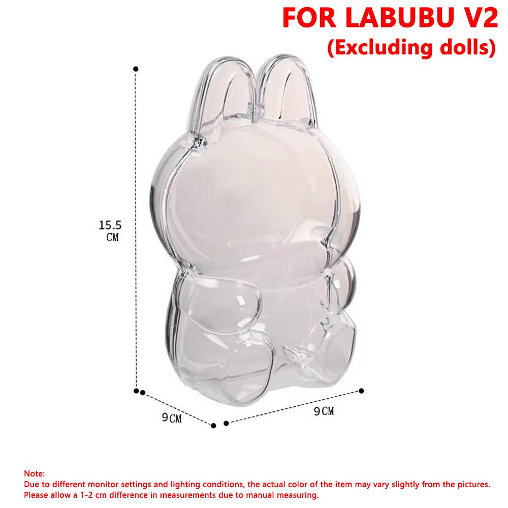 3/2/1 шт. Для LABUBU Защитный чехол Защитная крышка V1 V2 V3 V4 Плюшевая кукла Коробка для хранения Пылезащитный чехол Для аксессуаров Labubu