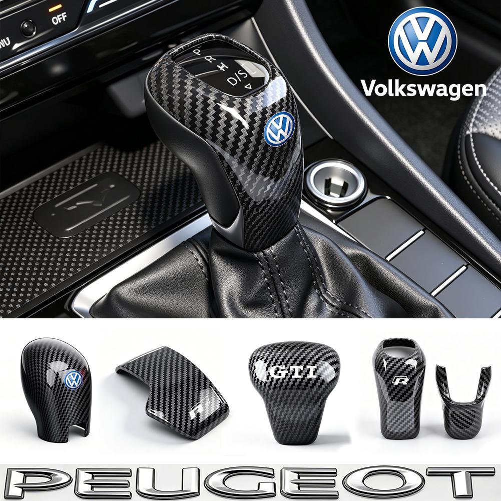 Декоративная накладка на ручку переключения передач для VW Golf T‑Roc Tiguan Polo Passat T‑Cross Taigo ID.4 ID.7 Atlas Beetle | Интерьер MK7 6 Da7