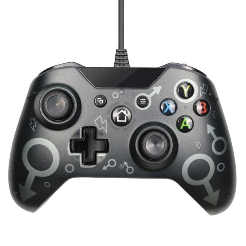 Проводной USB-контроллер для Xbox One, игровой контроллер для ПК для Wins 7, 8, 10, джойстики Microsoft Xbox One, геймпад с двойной вибрацией