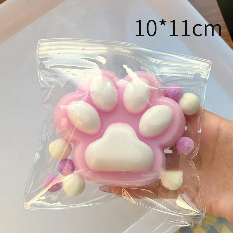New Squeeze Super Large Cat Paw Cute Cat Foot Slow Rebound Soft Jelly Pinch Decompression Squeeze Toy Anti Stress Release Toys