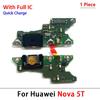 New For Huawei Nova 5 5T 7 7i 8 8i 9 10 Pro SE 5G USB Charger Dock Connector Charging Port Microphone Flex Cable