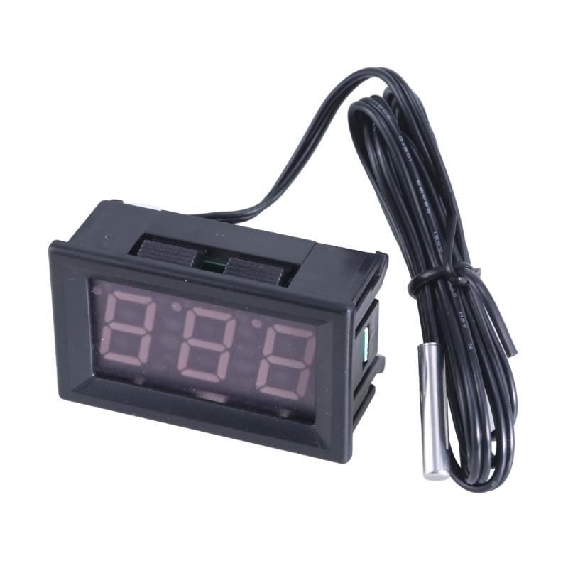 Встроенный цифровой термостат с датчиком контроля температуры DC12V, подходит для инженеров и обслуживающего персонала