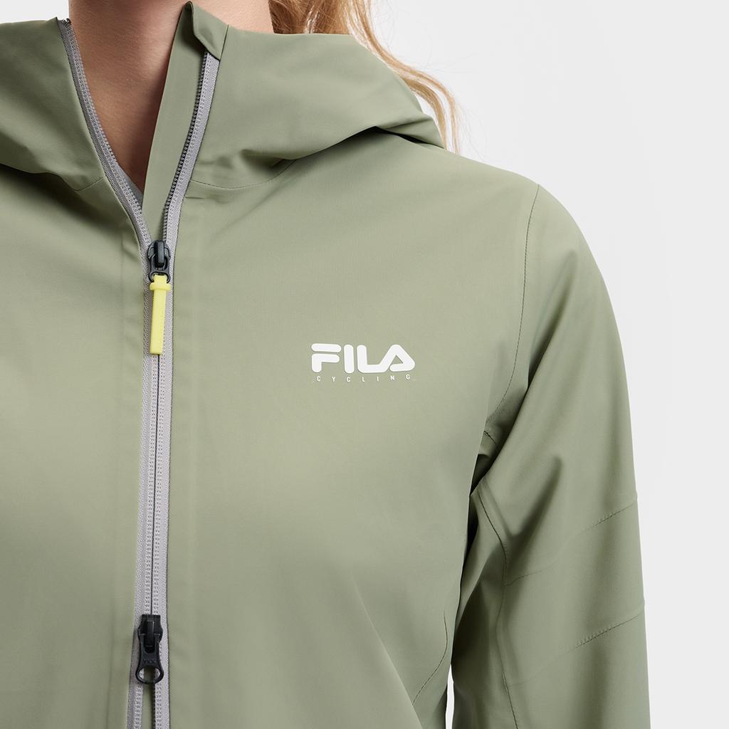 Fila Cycling Fashion Color Block Brand Letter Simple Casual Sports Hooded Waterproof Windproof Quick-Dry Jacket Women Jackets A11W518702FKK
