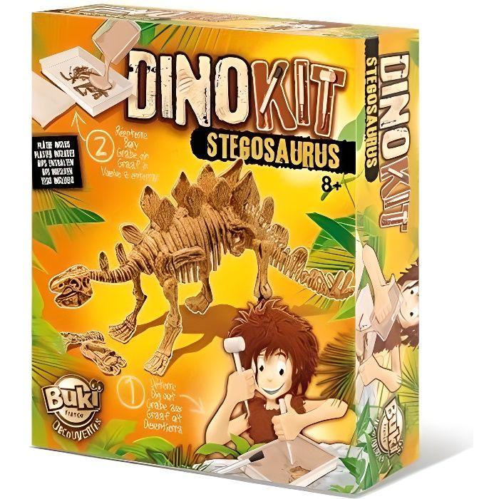 Jeu scientifique - BUKI FRANCE - 439STE - Dino Kit - Stégosaure - Matériaux mixtes - 8 ans et plus