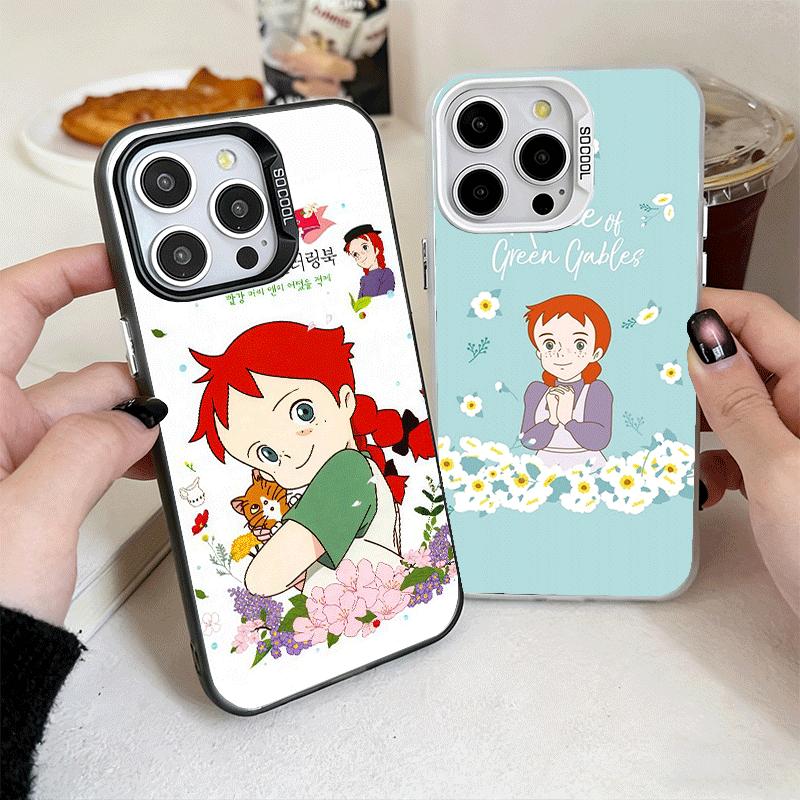 Энн из Зеленых Крыш Шерли Ударопрочный Чехол для Телефона для iPhone 17 Air 16 16E 15 Pro Max 14 Plus 13 Mini 12 Задняя Крышка Противоударный F