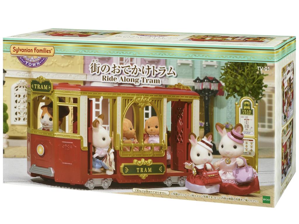 Городской трамвай Sylvanian Families в [Городке для вылазок] TV-01