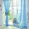 Transparent Window Gauze Solid Color Wedding Glass Gauze Household Products Light Luxury Style Easy To Install Curtains Supplies