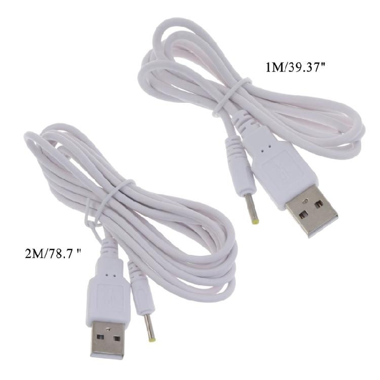 Кабель питания USB 5V на Jack DC 2.5mm x 0.7mm Прочные материалы 1 метр / 2 метра