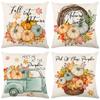 Pillow Cover Autumn Pumpkin Print Pillow Cover for Living Room Sofa Pillow Cushion Cover