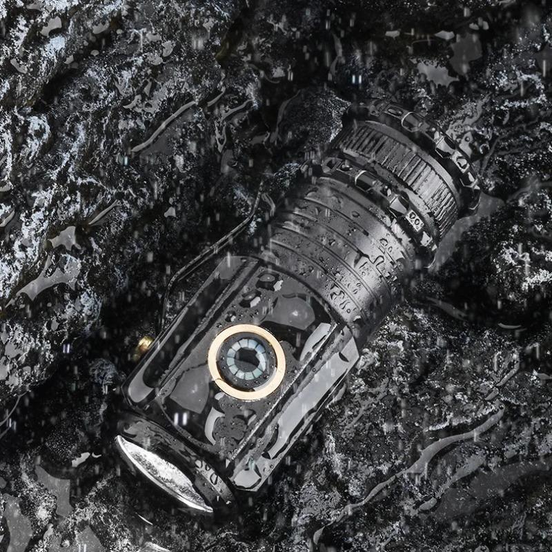 2000LM Мощный светодиодный фонарик, перезаряжаемый EDC, тактический брелок-фонарик с магнитом, наружное освещение, походный светильник