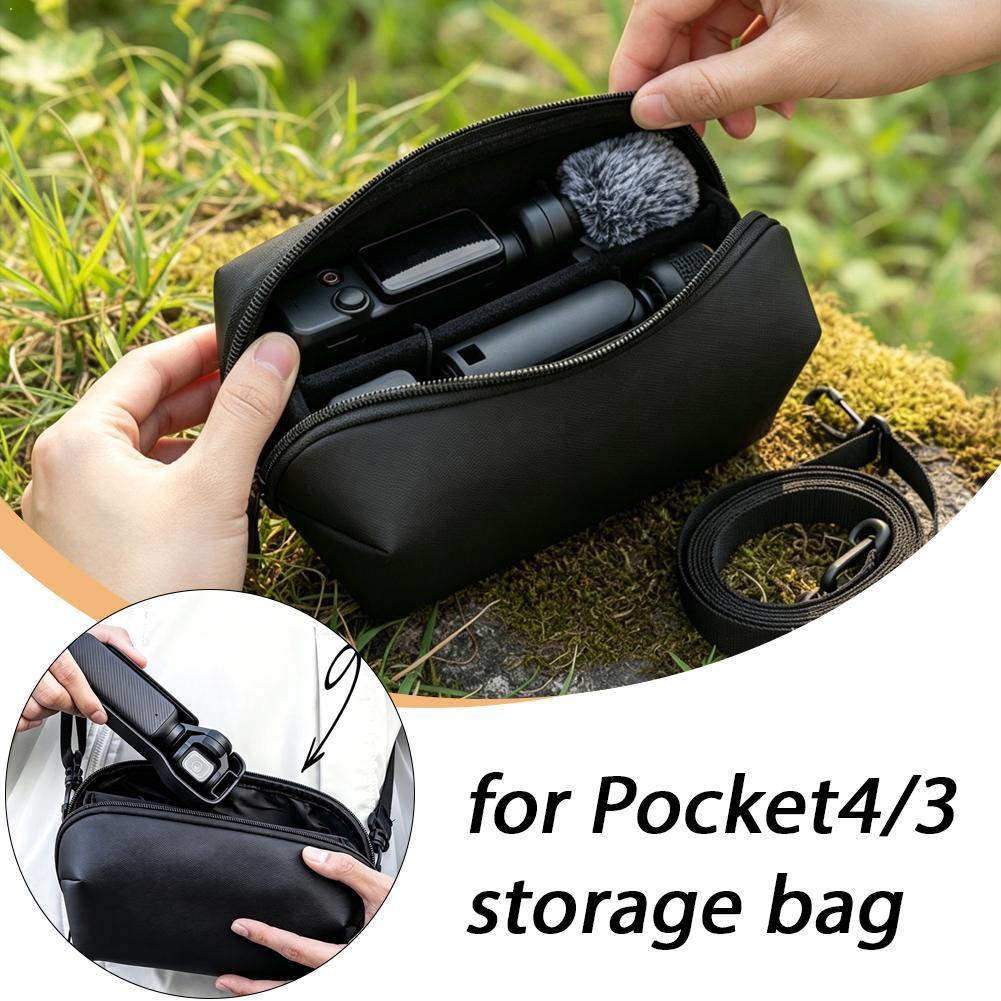 Портативная мягкая сумка для хранения камеры для Pocket4/3 Сумка для хранения Регулируемый плечевой ремень для аксессуаров DJI Pocket 4