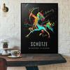 Abstract Zodiac Sign Posters Print Aquarius Libra Taurus Scorpio Canvas Painting Wall Art Pictures For Living Room Home Decor No Frame