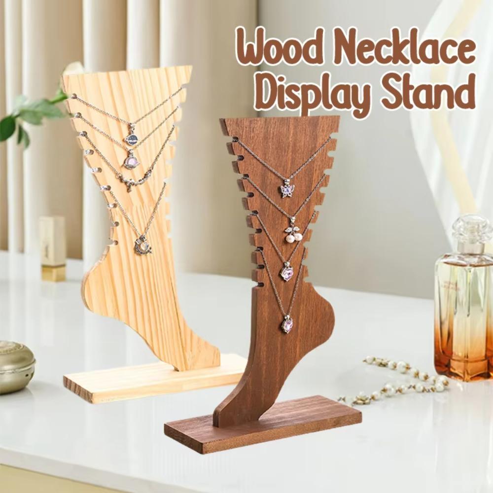 Large Capacity Fashion Jewelry Display Stand Foot Shaped Jewelry Display Props Tabletop