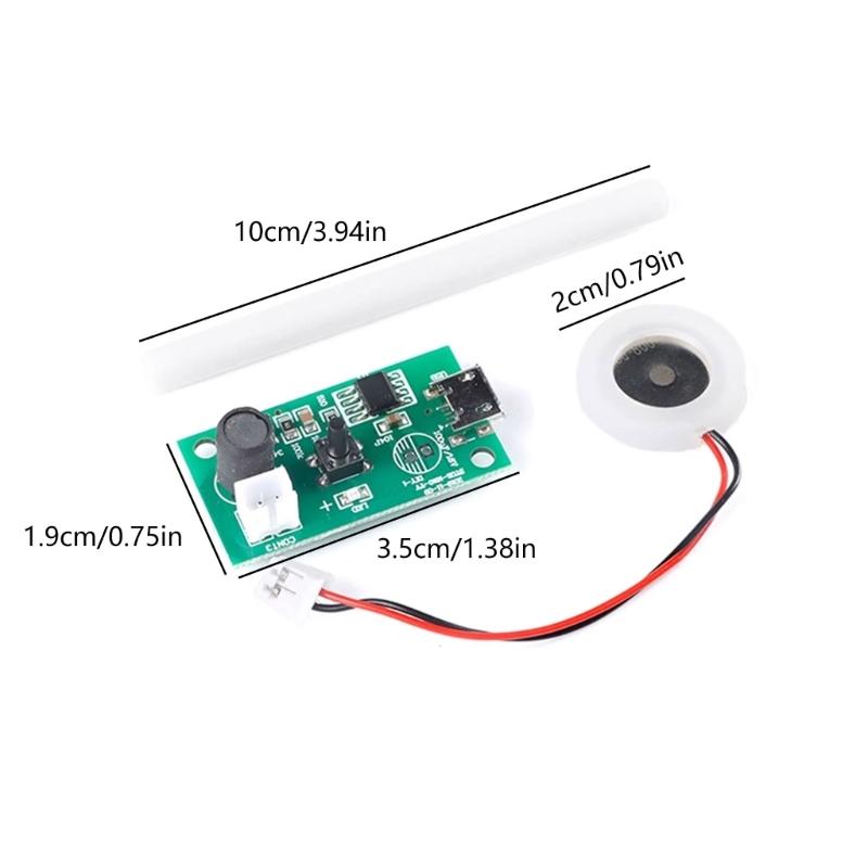 Ультразвуковой модуль-увлажнитель с генератором тумана и питанием от USB Компактный дизайн Для увлажнения воздуха в помещении