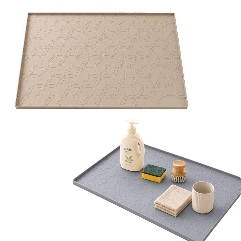 Waterproof Under Sink Mat Raised Lip Cabinet Liner High-quality Sink Drain Pad Shelf Liner