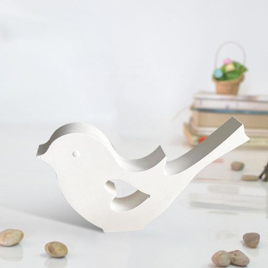 Силиконовая форма для птиц для литья, моющаяся форма для птичьего гипса, смоляная форма, форма для мыла для свечей и птиц