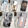 Милый чехол с альпакой и ослом для Huawei Nova Y70 Y60 Y61 Y90 Y91 5T 9 10 SE 3i 8i 11i 11 Pro P20 P40 P30 Lite