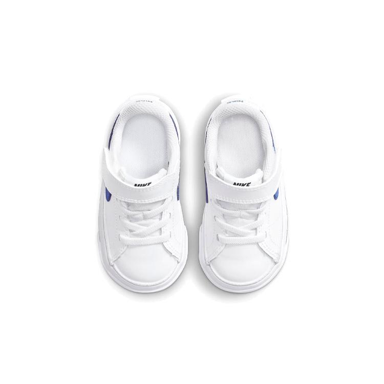 Nike Кроссовки Court Legacy с нескользящей и износостойкой подошвой, низкие, для малышей, Белый Синий Черный, для младенцев и малышей DA5382-101