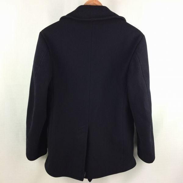 USED/60s-70s Vintage US Navy DSA-1-8223 P-Coat 8-Button Dark Navy Size 36R