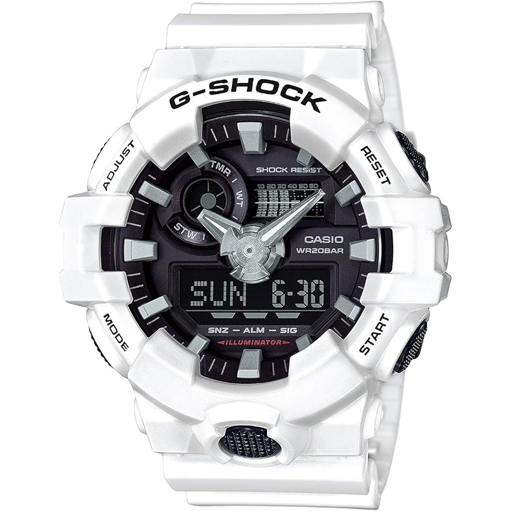 Casio G-Shock GA-700-7A Analog-Digital Watch Water Resistant Durable Design