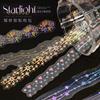 6packs/1lot Kawaii Scrapbook Stickers starlight Junk Journal Gold Planner Stationery Planner Decorative