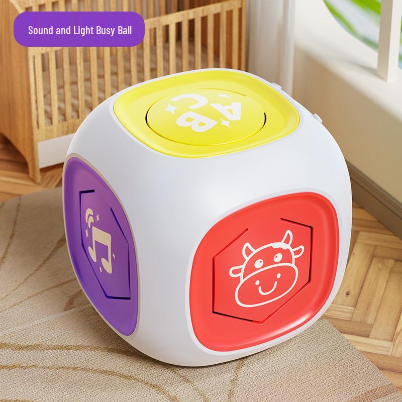 Волшебный шестигранный куб: Игрушка для раннего развития для младенцев и малышей – Тренировка интеллектуального захвата, Просвещение и Шар с активными занятиями