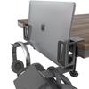 NODOCA Vertical Laptop Stand, Desk-Side Storage Rack with Adjustable Width, Compatible with MacBooks, Tabletop Storage, Laptop Holder for iPads and