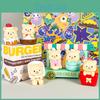 Butter Bear Cute Handicraft Pvc Figurine With Blind Box Packaging For Home Decor
