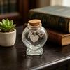 Стеклянная бутылочка-хранитель шерсти питомца, Памятная бутылочка для сохранения шерсти питомца, Компактный коллекционный держатель для хранения шерсти, усов или урны