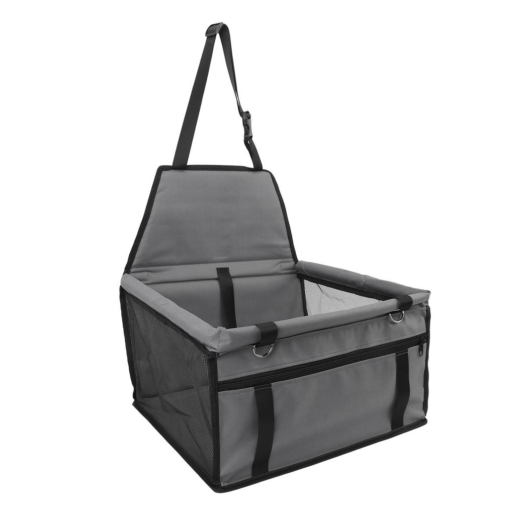 Автокресло для питомца, ткань Оксфорд, водонепроницаемое покрытие, нескользящая подкладка, сиденье безопасности для собаки с регулируемым ремнем для питомцев весом до 10 кг