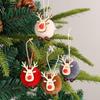 2024 New Christmas Deer Hair Ball Pendant, New Elk Felt Pendant, Holiday Christmas Tree Decoration