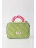 Tags. Ha Dou Double-Zip Large Capacity Makeup Bag - Travel & Handheld