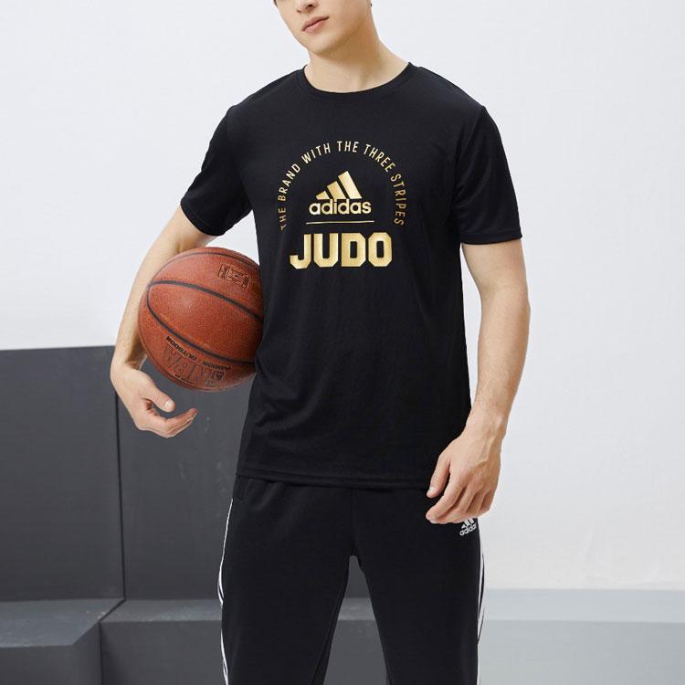 Adidas T Shirt Unisex Black Gold adiCLTS21J-BG