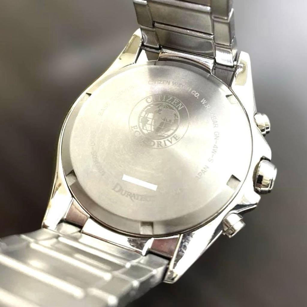 Б/у [Рабочий предмет] CITIZEN/Citizen Solar E820 Черный циферблат Титановый Легкий
