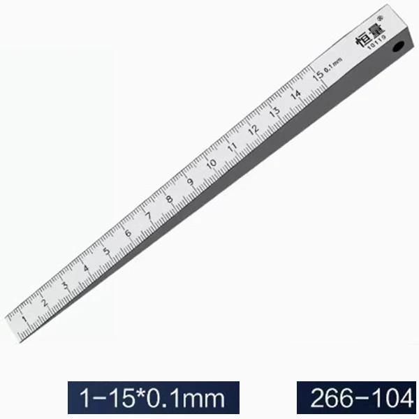 Hengliang Flatness Detection Plug Gauge Gap Detection Ruler Oblique Gap Ruler Wedge Plug Gauge Stainless Steel Vernier Calipers