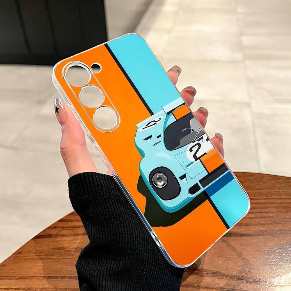 Star Ra-cing Car  Phone Case For SamsungA10,12,20,21S,30,31,40,50,51,52,70,71 Transparent Cover