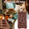 Silicone Chocolate Molds Easy Release Heart Textures Bar Molds for DIY Chocolate Bars Keto Bombs Energy Protein Bars
