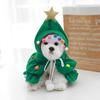 2022 New Christmas Pet Clothes Christmas Tree Pet Cape Shawl Dog Transformation Festive Gifts